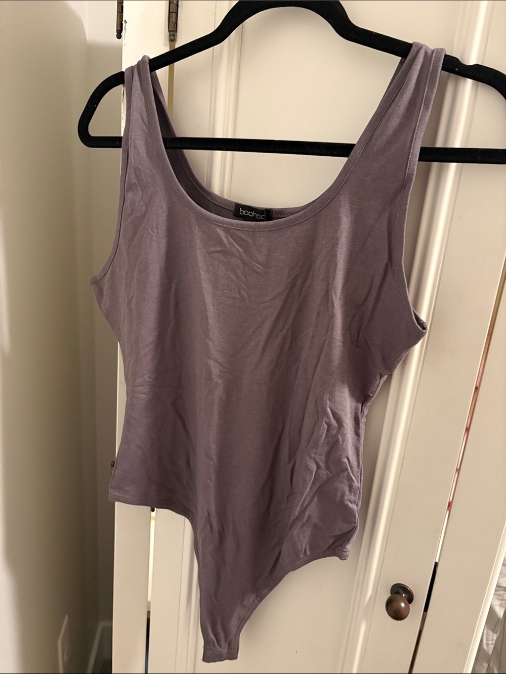 New with tags Boohoo Premium Super Soft Square Neck Strappy Bodysuit